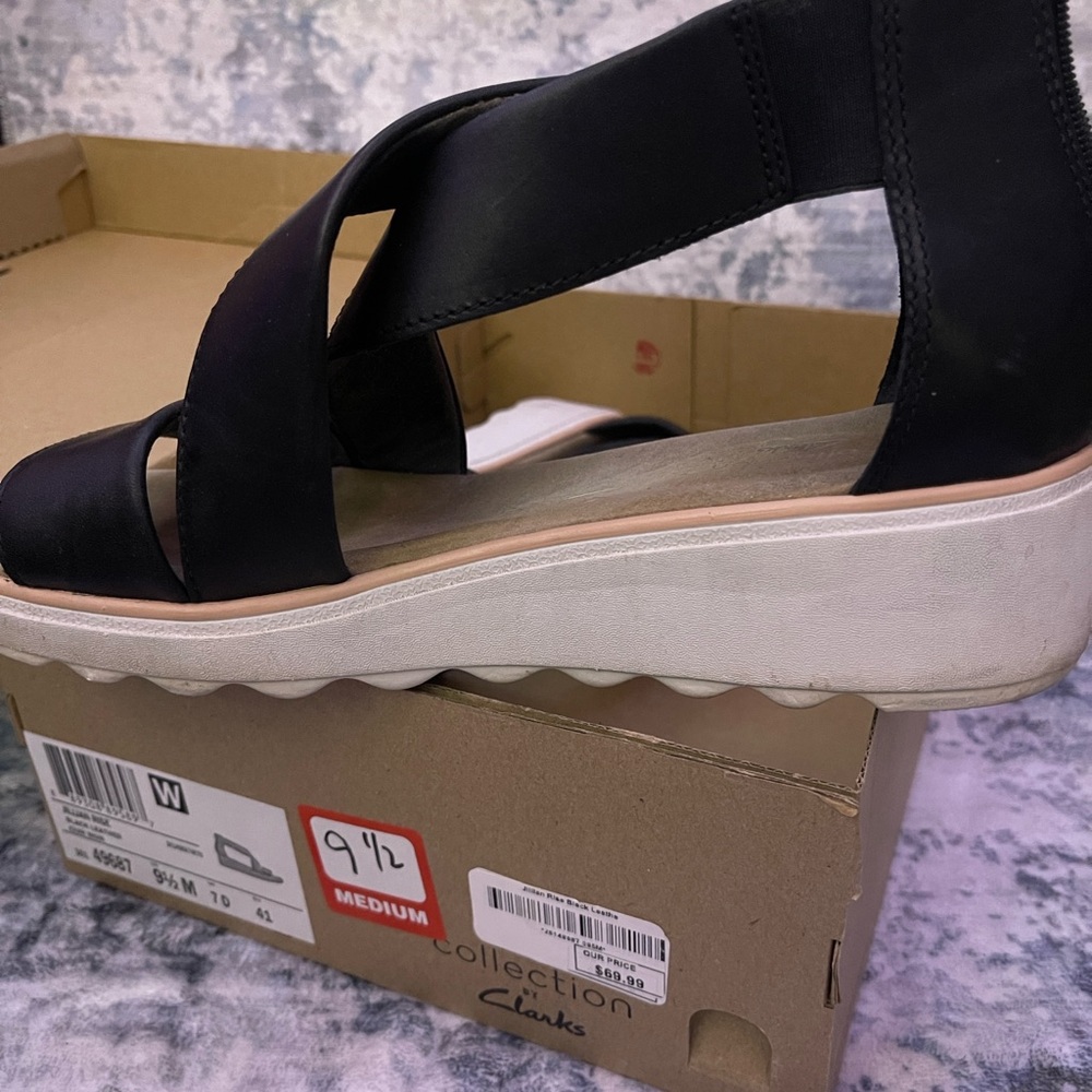 Clarks Women's Black Sandals